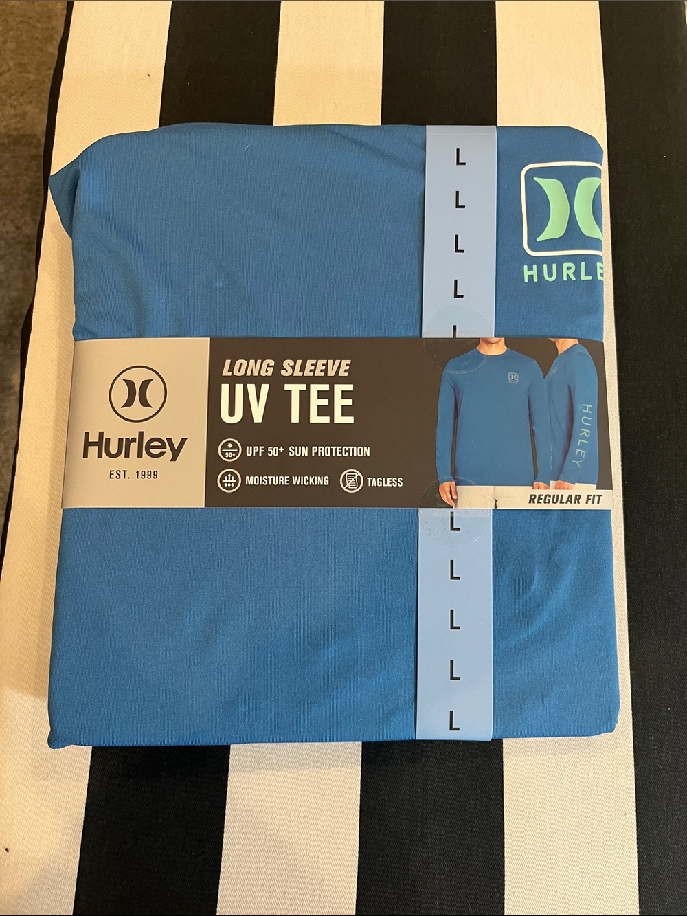 Hurley Men’s Long Sleeve UV Tee - Royal Blue